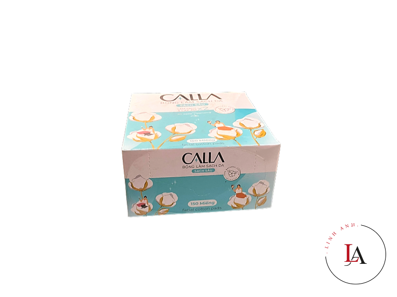 Bông Tẩy Trang Calla sạch sâu 150 miếng